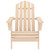  Patio Adirondack Chair with Table Solid Fir Wood A949-315922