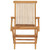  Folding Patio Chairs 3 pcs Solid Teak Wood A949-315444