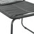  3 Piece Patio Dining Set PVC Rattan Black A949-3060112