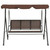  Garden Swing Bench with Canopy Coffee A949-41422