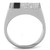 TS222 - Rhodium 925 Sterling Silver Ring with AAA Grade CZ  in Clear A874-TS222