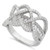 Ring Size: 10 - Ring Ceremony Double Infinity 2 In 1 CZ Ring K290-25537418640