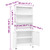 Industrial Bookshelf White 31.5"x12.6"x70.9" Steel A949-339632