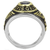 TK3726 - Two-Tone IP Gold (Ion Plating) Stainless Steel Ring with Synthetic Synthetic Glass in Mont A874-TK3726