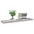  Floating Wall Shelf Concrete Gray 35.4"x9.3"x1.5" MDF A949-326603