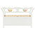  Bench White 42.1"x17.7"x29.7" Solid Wood Fir A949-351774