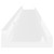  Wall Shelves 4 pcs High Gloss White 31.5"x3.5"x1.2 A949-326655