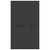 Outdoor Storage Cabinet Black 38.2"x14.6"x65" PP A949-364208