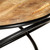  Coffee Table Black 23.6"x23.6"x15.7" Solid Rough Mango Wood A949-321935