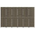  Room Divider 6 Panels Gray Poly Rattan A949-365354