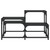  Coffee Table Black 26.8"x26.8"x15.7" Engineered Wood A949-837747