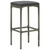  Bar Stools with Cushions 2 pcs Gray Poly Rattan A949-313441