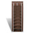 Fabric Shoe Cabinet with Cover 22" x 11" x 64" Brown A949-240492