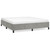  Bed Frame without Mattress Light Gray 76"x79.9" King Velvet A949-347360