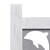  5-Panel Room Divider Gray 68.9"x65" Solid Wood A949-284193