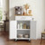 Kitchen Island Cart with Storage, 24.84 in Wide Mobile Rolling Storage Island on Swivel Wheels, wit E415-CFD1C2M06MBKGU7OB001V0