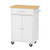 Kitchen Island Cart with Storage, 24.84 in Wide Mobile Rolling Storage Island on Swivel Wheels, wit E415-CFD1C2M06MBKGU7OB001V0