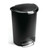 Black 13-Gallon Kitchen Trash Can with Foot Pedal Step Lid Q280-BTHGRC43897921