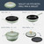 Sage 6-Piece Non-Stick Cast Iron Cookware Set - Skillet Grill Pan Dutch Oven Q280-SGGBC501993