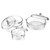 6-Piece Glass Bakeware Casserole Baking Dish Set - Dishwasher and Oven Safe Q280-LBSPGCD572574391