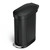 Matte Black 12-Gallon Narrow Kitchen Trash Can with Easy Step-on Lid Q280-BLKSRG98534215