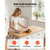 Kitchen Island Cart with Storage, 43.58 in Wide Mobile Rolling Storage Island on Swivel Wheels, wit E415-CFD2C4M09MKZBP5K7001V0