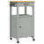  Kitchen Trolley MONZA 18.9"x15.7"x34.8" Solid Wood Pine A949-376089