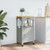  Kitchen Trolley MONZA 18.9"x15.7"x34.8" Solid Wood Pine A949-376089