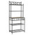 Kitchen Bakers Rack in Black Metal with Marble Finish Top Q280-FTBMGSKB1988791