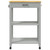  Kitchen Trolley MONZA 23.6"x15.7"x34.8" Solid Wood Pine A949-376095