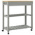  Kitchen Trolley MONZA 33.1"x15.7"x34.8" Solid Wood Pine A949-376101