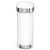 White 12-Gallon Narrow Kitchen Trash Can with Easy Step-on Lid Q280-WHTSILSH658312