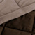 King/Cal King 3-Piece Microfiber Reversible Comforter Set in Taupe Brown Q280-TACA4499