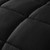 King Size Reversible Microfiber Down Alternative Comforter Set in Black Q280-BLKI7665
