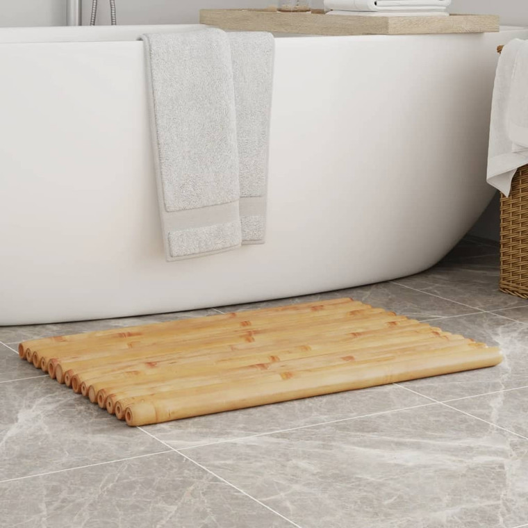  Bath Mats 2 pcs 27.6"x19.7" Bamboo A949-366457