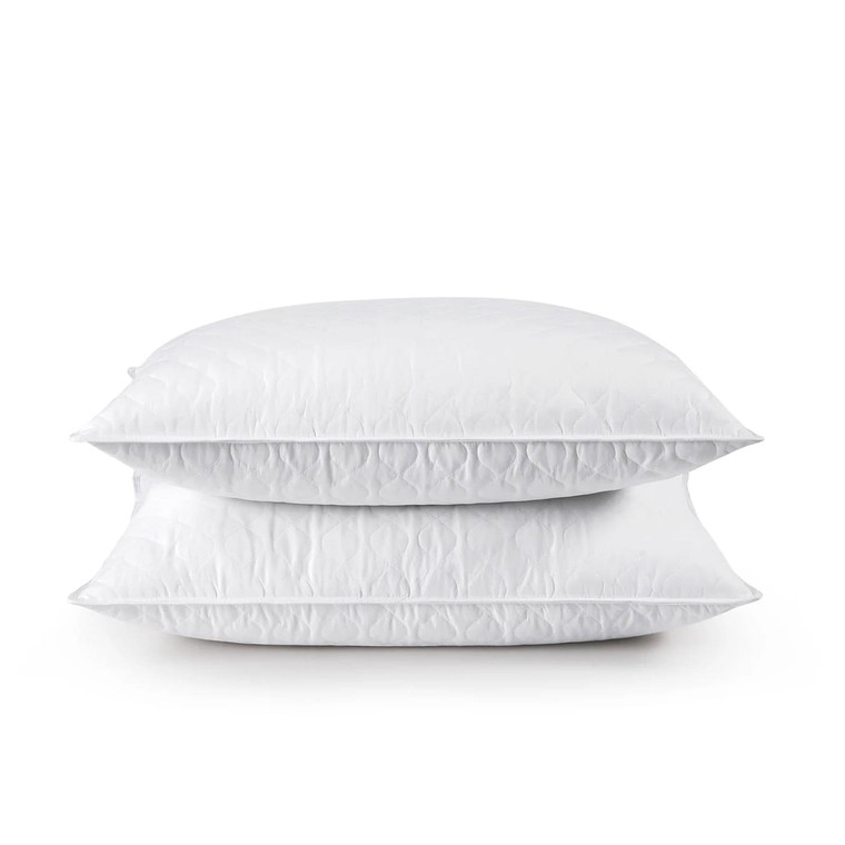 Set of 2 Machine Washable Down Feather Blend Pillow in Standard/Queen size Q280-SQDBFPS45937128