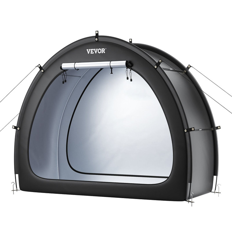 Bike Storage Tent, 1 to 2 Bikes, Outdoor Spacious Bike Storage Tent with Ventilated Window, Waterpr E415-SXZXCP566626RM5G2V0