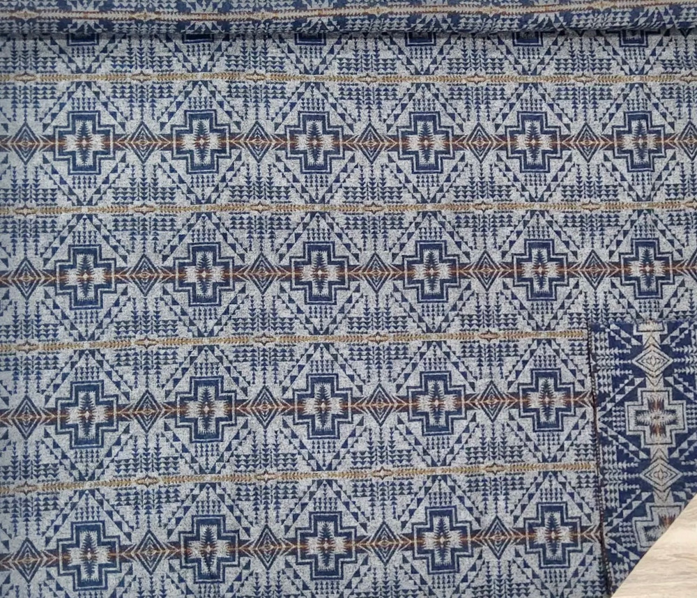 Harding Trail Navy – Lightweight Pendleton Fabric Harding Trail Navy – Lightweight Pendleton Fabric