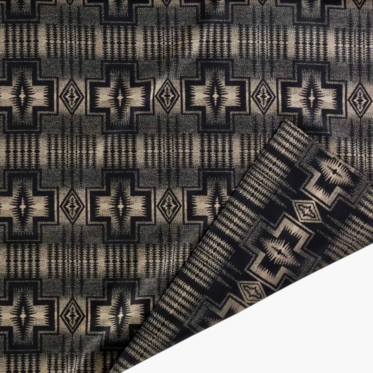 Harding Black in Tan Pendleton Wool Fabric | Luxury Equestrian