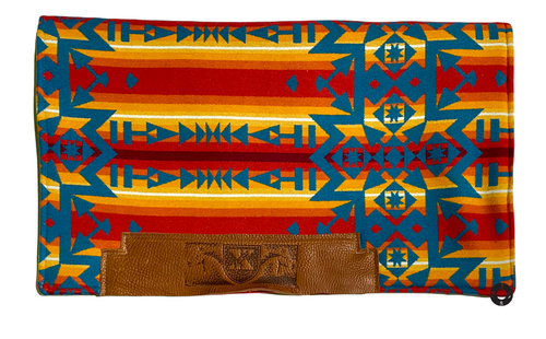 Saddle Blanket Condensed Turquoise Fireside Saddle Blanket Condensed Turquoise Fireside