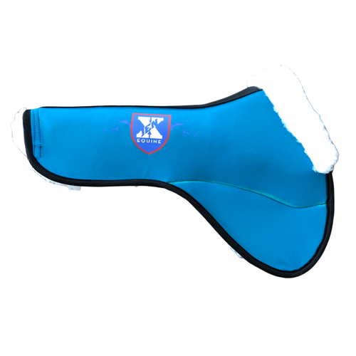 All Purpose Half Pad Teal & White Fleece All Purpose Half Pad Teal & White Fleece