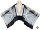 "Outlaw" Capelet in Diamond Ridge, Black Leather Fringe