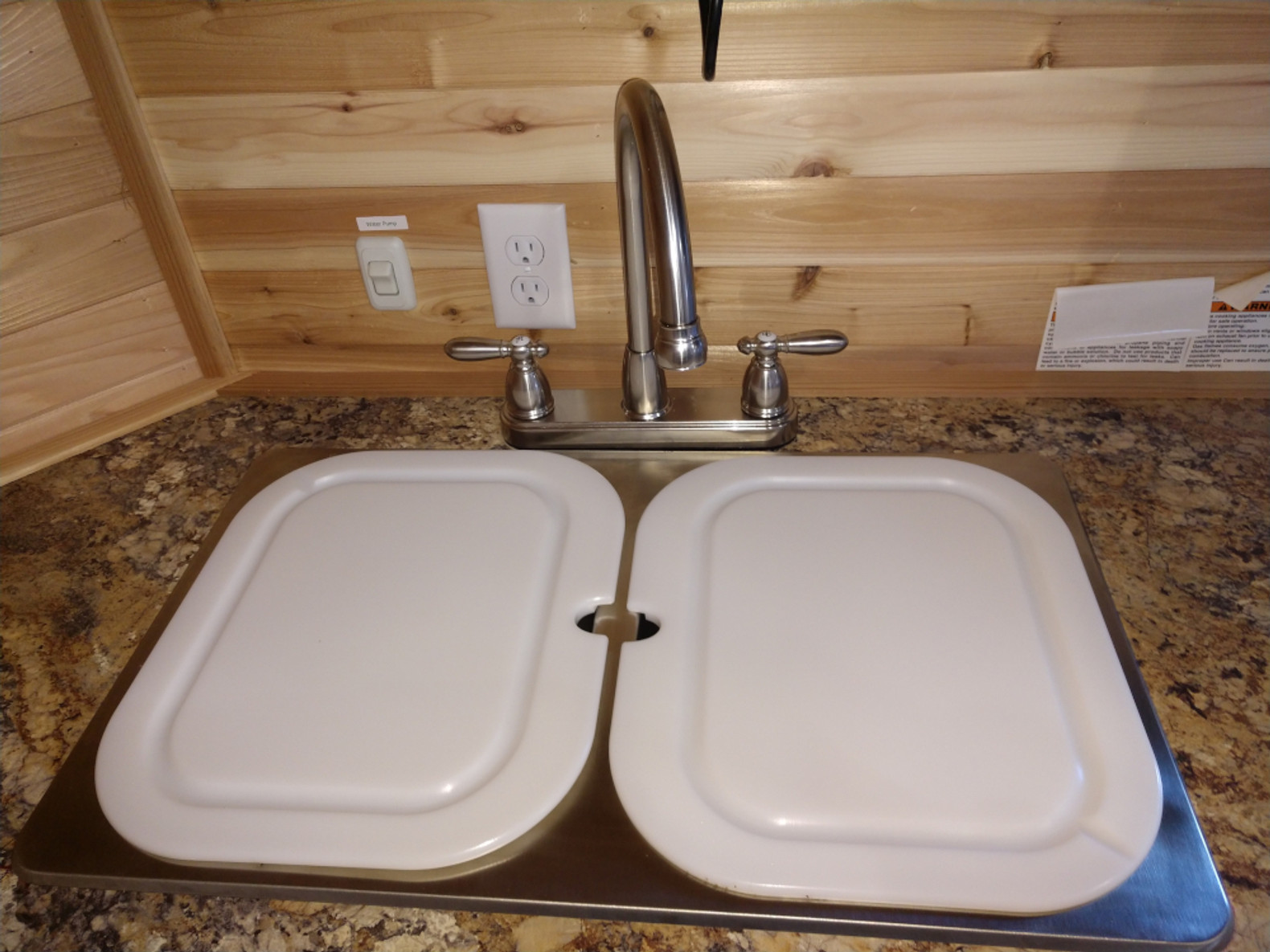 Custom Fit RV Camper Sink Cover Cutting Board 