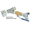 The Condux 08032185  Quick Connect Seal-Off control Valve connects the Power Dart Blower Seal-Offs to a standard air compressor claw fitting.  15 psi Max Pressure.