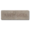 TRAFFIC SIGNAL Name Plate for Handhole Lid (MB GA STK TRAFFIC SIGNAL