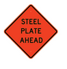 STEEL PLATE AHEAD Vinyl NF Ora - B NV4848SPAOC