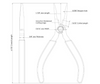 Crimpadora combinada, alicates de punta larga