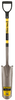 Truper 16in Drain Spade, Fiberglass D-Handle PEP-16F