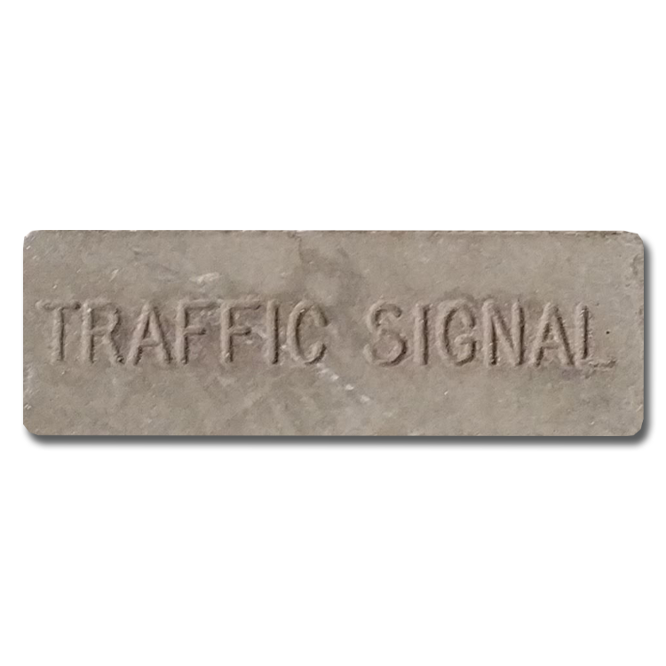 MB GA STK TRAFFIC SIGNAL Name Plate - TRAFFIC SIGNAL