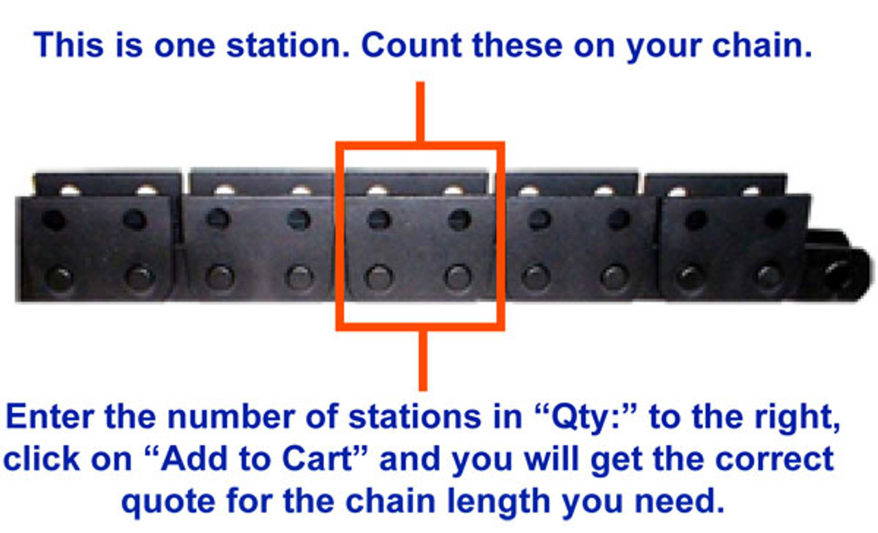 3.110"/165K Bare Chain Station